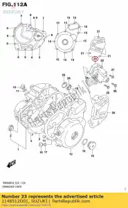 suzuki 1148512D01 joint, engrenage shi - La partie au fond