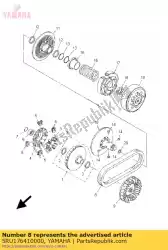 Qui puoi ordinare v-belt da Yamaha , con numero parte 5RU176410000: