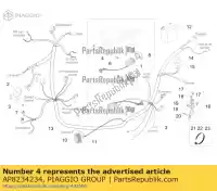 AP8234234, Piaggio Group, uchwyt cewki aprilia  sr zd4kla00 zd4te zd4vfb00, zd4vfd00, zd4vfu00, zd4vfj, zd4vz000 50 2000 2001 2002 2003 2004 2005 2006 2007 2008 2009 2010 2011 2012 2013 2014 2016 2017 2018 2019 2020 2021 2022, Nowy