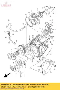 yamaha 5TJ144590100 titolare, guida - Il fondo