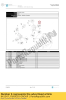 641347, Aprilia, rouleau interrupteur de verrouillage / déverrouillage, Nouveau