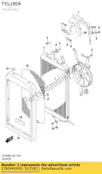 Qui puoi ordinare fan assy, ?? Radiat da Suzuki , con numero parte 1780040H00: