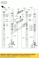 44013010618R, Kawasaki, tubo-garfo interno, rh, f.s.b zx100 kawasaki zx 1000 2008 2009 2010, Novo