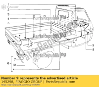 145298, Aprilia, fascetta, Nuovo