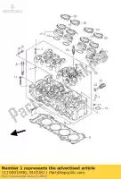 1110001H00, Suzuki, montagem da cabeça, cilindro suzuki gsx r600 600 , Novo