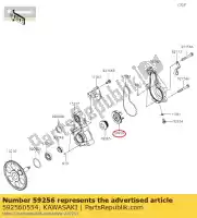 592560554, Kawasaki, impeller ex300adf kawasaki  ninja z 300 400 2013 2014 2015 2016 2017 2018 2019 2020 2021, New