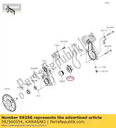 Here you can order the impeller ex300adf from Kawasaki, with part number 592560554: