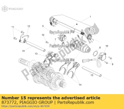 Aprilia 873772, Wa?ek widelca, OEM: Aprilia 873772