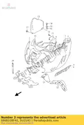 Qui puoi ordinare emblema, cowlside da Suzuki , con numero parte 6868108F40: