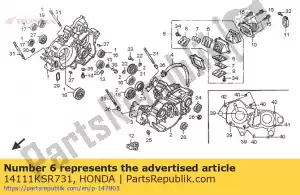 honda 14111KSR731 vanne à clapet uniquement - La partie au fond