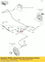 430611063, Kawasaki, 01 giunto-freno kawasaki  400 820 1000 2017 2018 2019 2020 2021, Nuovo