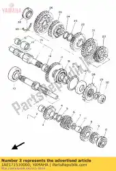 Qui puoi ordinare ingranaggio, 5o pignone da Yamaha , con numero parte 1AE171510000: