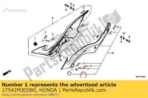 honda 17542MJEDB0 ??cznik e, podwójny zamek, 25x25 - Dół