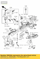 Tutaj możesz zamówić os? Ona siedzenia, zamek zx1400a6f od Kawasaki , z numerem części 550200275: