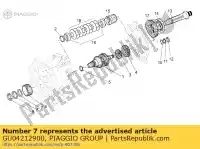 GU04212900, Piaggio Group, rondella moto-guzzi mgs v 1100 1200 1999 2001 2002 2003 2004, Nuovo