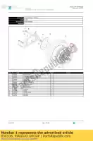 650108, Piaggio Group, ruota posteriore piaggio mp mp3 125 250 300 2008 2009 2010 2011 2012 2013, Nuovo