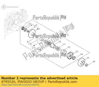 4795526, Piaggio Group, Puleggia secondaria fissa completa aprilia derbi gilera piaggio vespa  4t atlantis atlantis bullet atlantis bullet e atlantis city atlantis o atlantis red bullet e atlantis two chic e boulevard diesis dna et fly free gp gp series ice lbmc25c lbmc25e0, lbmc25e1 lbmc50100, lbmc50101 lbmc5020, Nuovo