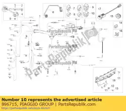 Here you can order the relay rubber from Piaggio Group, with part number 896715: