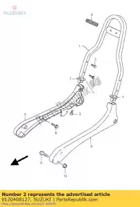 Suzuki 0120408127 bolt 8x12 - Bottom side