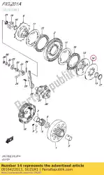 Qui puoi ordinare rondella da Suzuki , con numero parte 0916422013: