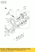 410681343, Kawasaki, Axle,rr kx250-j2 kawasaki kx 125 250 1993 1994 1995 1996 1997 1998 1999 2000 2001 2002, New