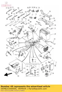 yamaha 5KM825300000 stop switch assy - Bottom side