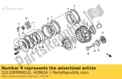 Here you can order the no description available from Honda, with part number 22120MM9010: