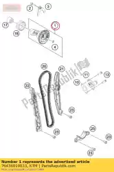 Here you can order the camshaft w. Autodeco from KTM, with part number 76436010033: