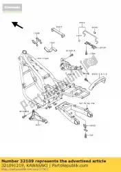 Tutaj możesz zamówić rama uchwytu zr750-c1 od Kawasaki , z numerem części 321091219: