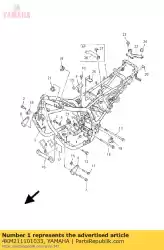 frame comp. Van Yamaha, met onderdeel nummer 4KM211101033, bestel je hier online: