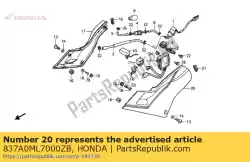 Tutaj możesz zamówić brak opisu w tej chwili od Honda , z numerem części 837A0ML7000ZB: