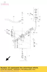 Qui puoi ordinare tubo flessibile, freno 2 da Yamaha , con numero parte 1D4F58730000: