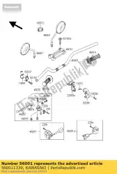 Qui puoi ordinare specchio-specchio ar50-c6 da Kawasaki , con numero parte 560011339: