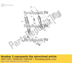 Aqui você pode pedir o primavera em Piaggio Group , com o número da peça 58571R5: