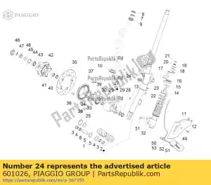 Piaggio Group 601026 plug - Bottom side