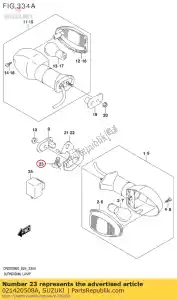 suzuki 021420508A screw - Bottom side