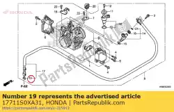 Qui puoi ordinare fermo (verde) (tokai) da Honda , con numero parte 17711S0XA31: