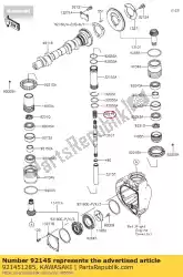 Here you can order the spring ej650-a1 from Kawasaki, with part number 921451285: