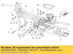 Here you can order the holder from Piaggio Group, with part number GU03479545: