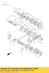 Tutaj możesz zamówić bieg, 4. Bieg od Suzuki , z numerem części 2424132401: