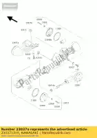 230371319, Kawasaki, lamp-assy-signal, fr, l vn800-a2 kawasaki en vn 500 800 1500 1995 1996 1997 1998 1999 2000 2001 2002, Nuovo