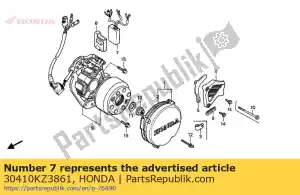 honda 30410KZ3861 no description available at the moment - Bottom side
