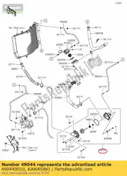 Qui puoi ordinare pompa-acqua zx1400fdf da Kawasaki , con numero parte 490440010: