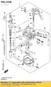 suzuki 1334108H00 jet,needle - Bottom side