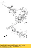 6141010D00, Suzuki, Adjuster,chain suzuki gsf 400 1991 1992 1993, New