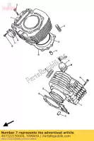 4X7122150000, Yamaha, cap, tensioner case yamaha xv virago xvse 1000 1100 750, New