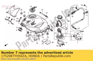 Honda 17520KTYH50ZA set illust*type1* - Bottom side
