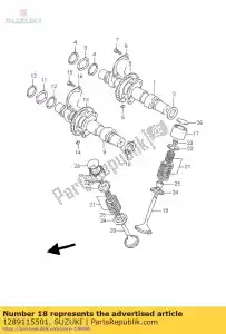 suzuki 1289115501 tappet - Bottom side