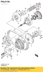 Here you can order the holder,movable from Suzuki, with part number 2151938F00: