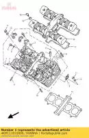 4KM111010000, Yamaha, conjunto de cabeça de cilindro yamaha xj 900 1995 1996 1997 1998 2000 2001 2002, Novo